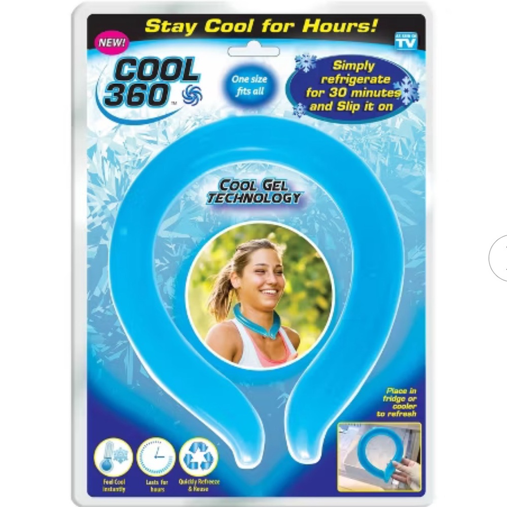 As Seen on TV 360 Wearable Cooling Ring New